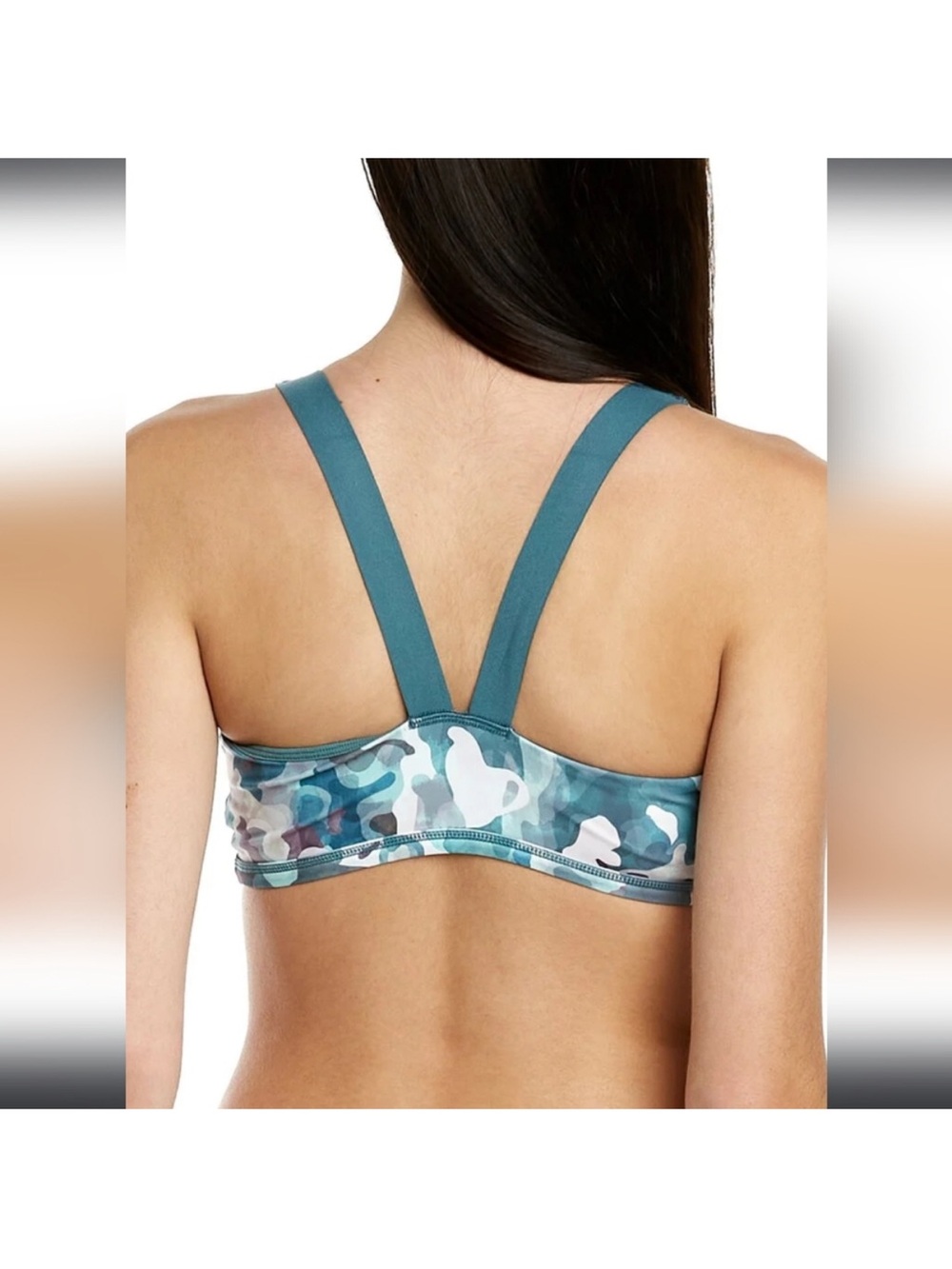 SPANX Printed Low Impact Sports Bra Size Medium - Picture 2 of 7